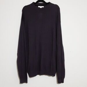 Pronto Uomo sweater pullover silk cotton burgundy mens 3XT event casual office